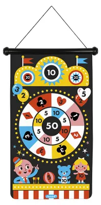 Produktbild von Janod Dartspiel - Magnetische Kirmes Dartscheibe für Kinder