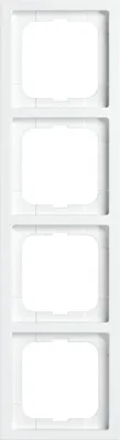 Immagine prodotto di Cornice Busch-Jaeger, quadrupla, Future Linear, bianco studio, 1 pz.