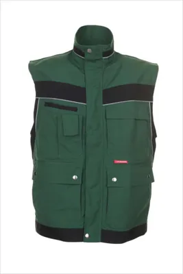 Produktbild von Planam Plaline Weste grün/schwarz Gr. S, 2535044