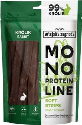 Image de WIEJSKA ZAGRODA Lapin Snack pour chien 100 g
