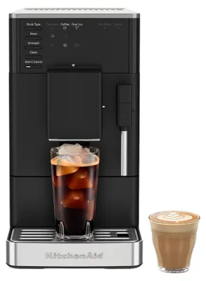 Produktbild von KitchenAid 5KES8452EBM Kaffeevollautomat mit Iced Coffee-Funktion Matt Schwarz