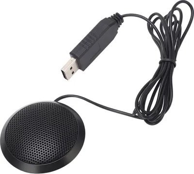 Obrázok produktu pre Reproduktorový telefón USB, 360° všesmerový mikrofón, konferenčný reproduktor, 360° mikrofón USB, konferenčný mikrofón USB, mikrofón USB pre konferenciu