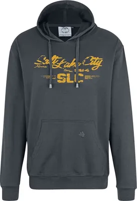 Produktbild von Übergrößen Kapuzen-Sweatshirt AHORN SPORTSWEAR SLC orange Iron Grey 7XL