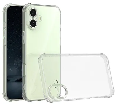 Image de Coque de protection en TPU antichoc pour Apple iPhone 16 Plus, transparente