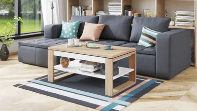 Produktbild von Design Couchtisch Multifunktion Arbeitstisch Tisch Nuo Ablage Esstisch