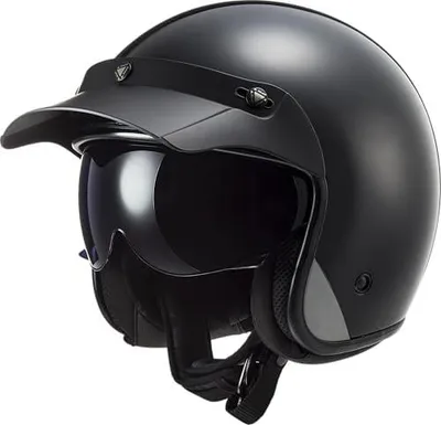 Produktbild von Jet-Motorradhelm BOB II SOLID in Matt Schwarz, Größe XS