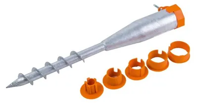 Obrázek produktu pro Sada zemní vrut 550mm + 5ks redukce 24-55mm ZN 55450