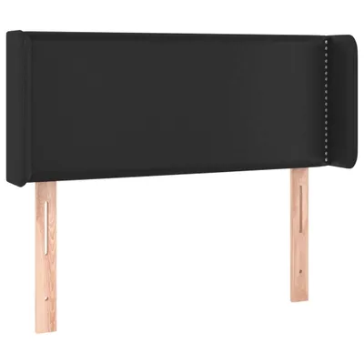Immagine prodotto di vidaXL Testiera con orecchie Nero 103x16x78/88 cm Pelle finta