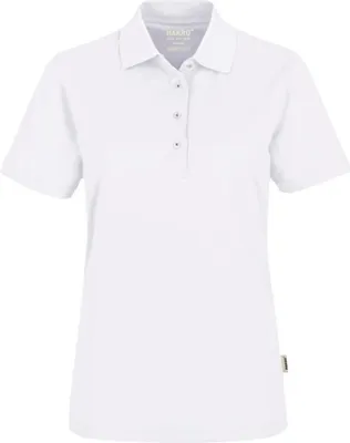 Produktbild von HAKRO Damen Poloshirt Coolmax (Polyesterfasern)® 206, weiß, L