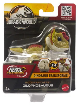 Produktbild von Jurassic World Fierce Changers – Hidden Hatchers: Dinozaur Transformabil – Dilophosaurus