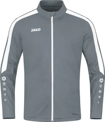 Produktbild von Jako Polyesterjacke Power Herren Trainingsjacke Grau XL