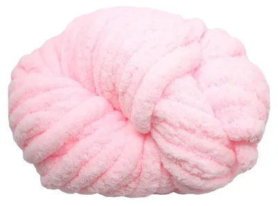 Zdjęcie produktu dla Gruba włóczka, 250g, idealna do robienia grubszych swetrów, bardzo gruba, miękka włóczka wełniana, jasnoróżowa