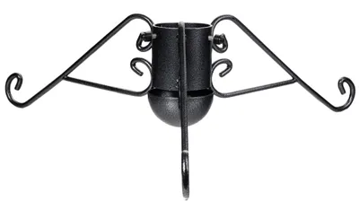 Zdjęcie produktu dla Stojak CHOINKOWY KUTY METALOWY XXL czarny pod choinkę podstawka drzewko, 35 cm, pojemnik na WODĘ 0,4 l