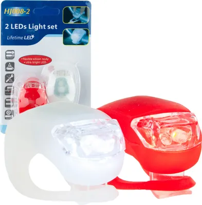 Produktbild von LED svetlo na bicykli predné zadné 2 kusy svetlo na bicykli LED svetlo na bicykli predné svetlo na bicykli prepínateľné zadné svetlo a predné svetlo