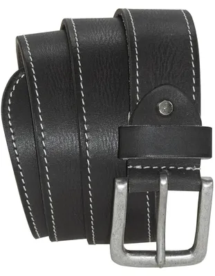 Produktbild von Harrys-Collection Herren Gürtel aus Büffelleder, dunkelgrau, W 90 = L 104