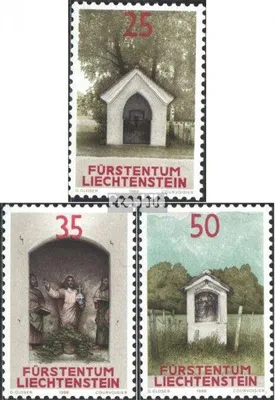Produktbild von Briefmarken Liechtenstein 1988 Mi 951-953 (kompl.Ausg.) gestempelt Bildstöcke
