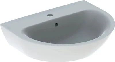 Image de Lavabo Geberit Renova, 600 x 480 mm, avec trop-plein, avec trou pour robinet, 1 pièce.