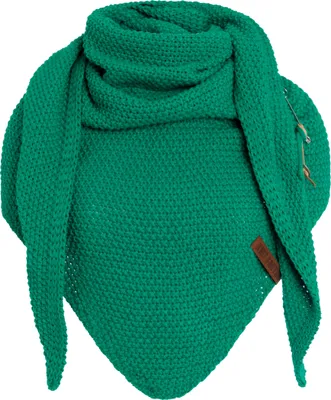 Produktbild von Knit Factory Coco Dreiecksschal - Bright Green - 190x85 cm