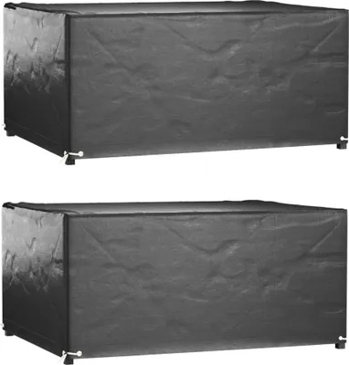 Image de Housses salon de jardin2pcs 8œillets 180x135x80cm rectangulaire