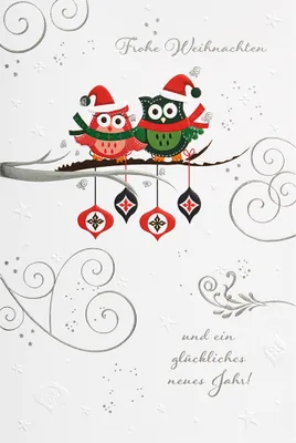 Produktbild von A - Weihnachten - 4 Styles - Glückwunschkarte im Format 11,5 x 17 cm