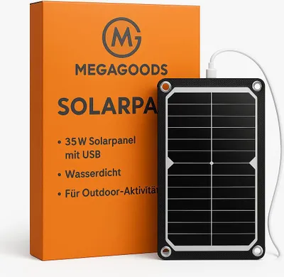 Obrázek produktu pro 35W solární panel USB vodotěsná venkovní kempinková nabíječka mobilních telefonů CZ.