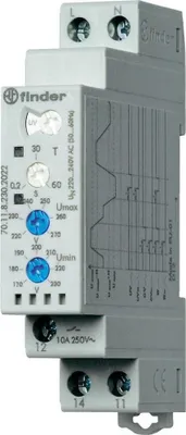 Zdjęcie produktu dla Przekaźnik monitorowania sieci zasilającej 70.11.8.230.2022 70.11.8.230.2022 Monitorowanie sieci 1-fazowej (220-240 V/AC), podnapięcie (70.11.8.230.2022)