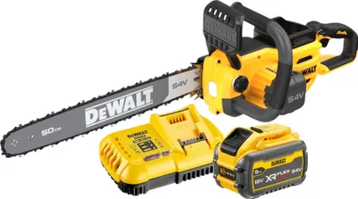 Obrázek produktu pro Akumulátorová řetězová pila DeWalt DCMCS 575 X1 54 V FlexVolt 50 cm bezkartáčová + 1x akumulátor 9,0 Ah + nabíječka.