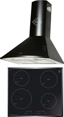 Produktbild von Gurari GCH C 046 BL 6 Dunstabzugshaube 60cm + Kaiser Induktions-Kochfeld KCT 6705