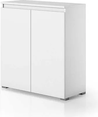 Immagine prodotto di Mobiletto multiuso bianco per bagno 2 ante