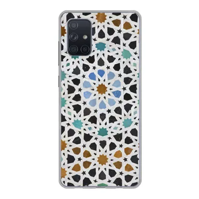 Produktbild von MuchoWow® Handyhülle Schutzhülle Hülle für Samsung Galaxy A51 Ein marokkanisches Mosaikdetail Silikon Softcase Handy Hülle - Schutzabdeckung