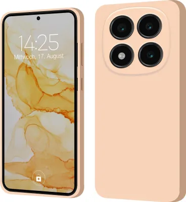 Produktbild von Hülle für Xiaomi Redmi Note 14 Pro Case Cover Bumper Silikon Softgrip Schutzhülle Farbe: Rosa