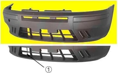 Produktbild von VAN WEZEL Stoßstange Stoßfänger für FIAT PUNTO (188) Schwarz 1620570