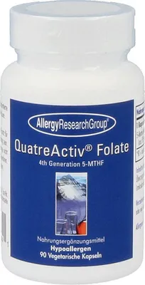 Produktbild von Allergy Research Group QuatreActiv Folate – 90 veg. Kapseln