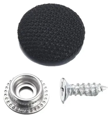 Produktbild von Auto-Innenraum-Befestigungen, langlebiger Stoff und Metall, Set von 10, 1x schwarz