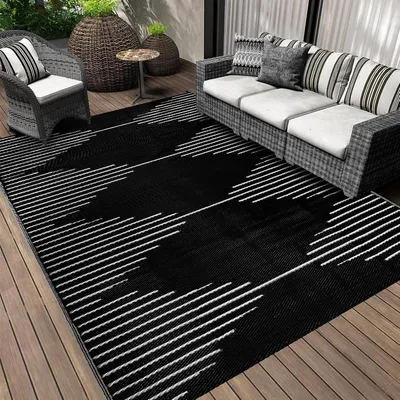Immagine prodotto di Tappeti da esterno - Tappeti per esterni - Tappeti da giardino - Pieghevoli - Resistenti ai raggi UV - Impermeabili - Stuoie da esterno