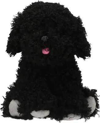 Produktbild von Depesche Kuscheltier TOPModel Hund schwarz 16 cm Spielzeug