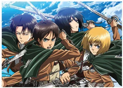 Productafbeelding van DINO Puzzel Anime: Attack on Titan, 1000 stukjes