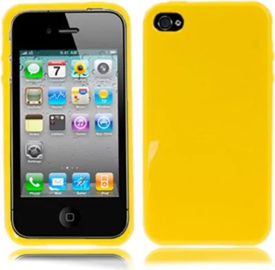Produktbild von Schutzhülle TPU für Handy Apple iPhone 4 / 4s Gelb