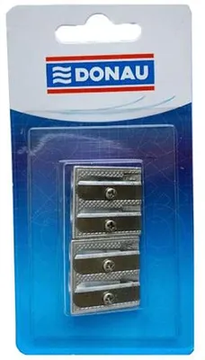 Produktbild von Aluminium-Doppelspitzer für Bleistifte, 2 Stück