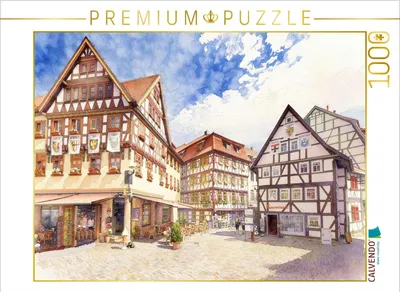 Produktbild von CALVENDO Puzzle Schmalkalden in Thüringen | 1000 Teile Lege-Größe 64x48cm Foto-Puzzle für glückliche Stunden