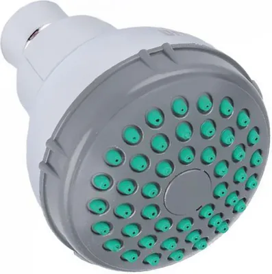Image de Tête de douche verte avec orifice de sortie d'eau haute pression Petite tête de douche amovible pour accessoires de salle de bain