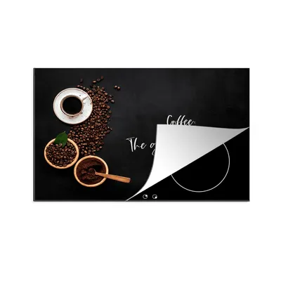 Obrázek produktu pro KitchenYeah® Kryt varné desky - definice - slovník - milovník kávy - ochrana indukce - krycí deska, 80x52cm, dekorace do kuchyně, keramický kryt varné desky, krycí deska na varnou desku