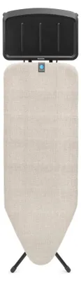 Produktbild von Brabantia 236143, Bügelbrett in Originalgröße, Baumwolle, Dampfbügelstation, Grau, Grau, 450 x 1240 mm