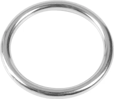 Image de Joint torique en acier inoxydable 304, 5 x 50 mm, soudé, inoxydable et résistant à la corrosion, pour accessoires de plongée pour chiens