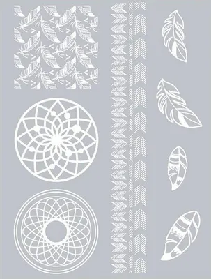 Zdjęcie produktu dla Szablon do glinki polimerowej 11,4 x 15,3 cm - Dreamcatcher
