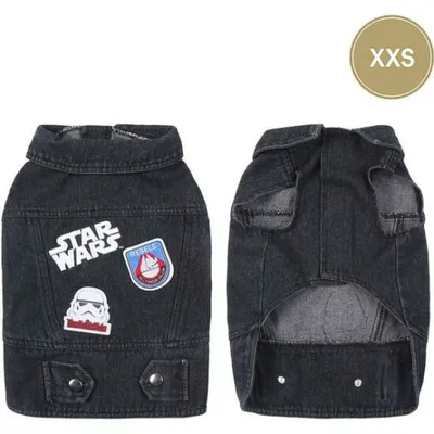 Produktbild von Jeansjacke Für Hunde Xxs Star Wars Grau