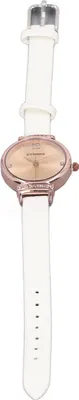 Produktbild von Damen Minimalistische Uhr Ultra Dünnes Lederband Beiläufige Mode Armbanduhr Damen Uhren Einfaches Kleid Quarz Analog Weiß