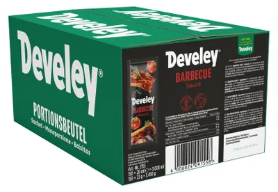 Produktbild von Develey Barbecue Sauce - Portionsbeutel - 150x 20ml