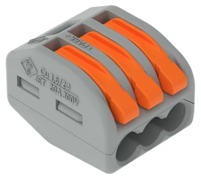 Produktbild von Wago Verbindungsklemmen 3X4 qmm 222-413 (50 Stück)