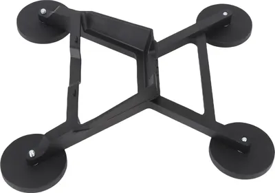 Image de Support magnétique pour toit de voiture, 178 lbs, alliage d'aluminium, support de montage rapide pour camping-car, remorque, camping, véhicule, camion, bateau, yacht, noir
